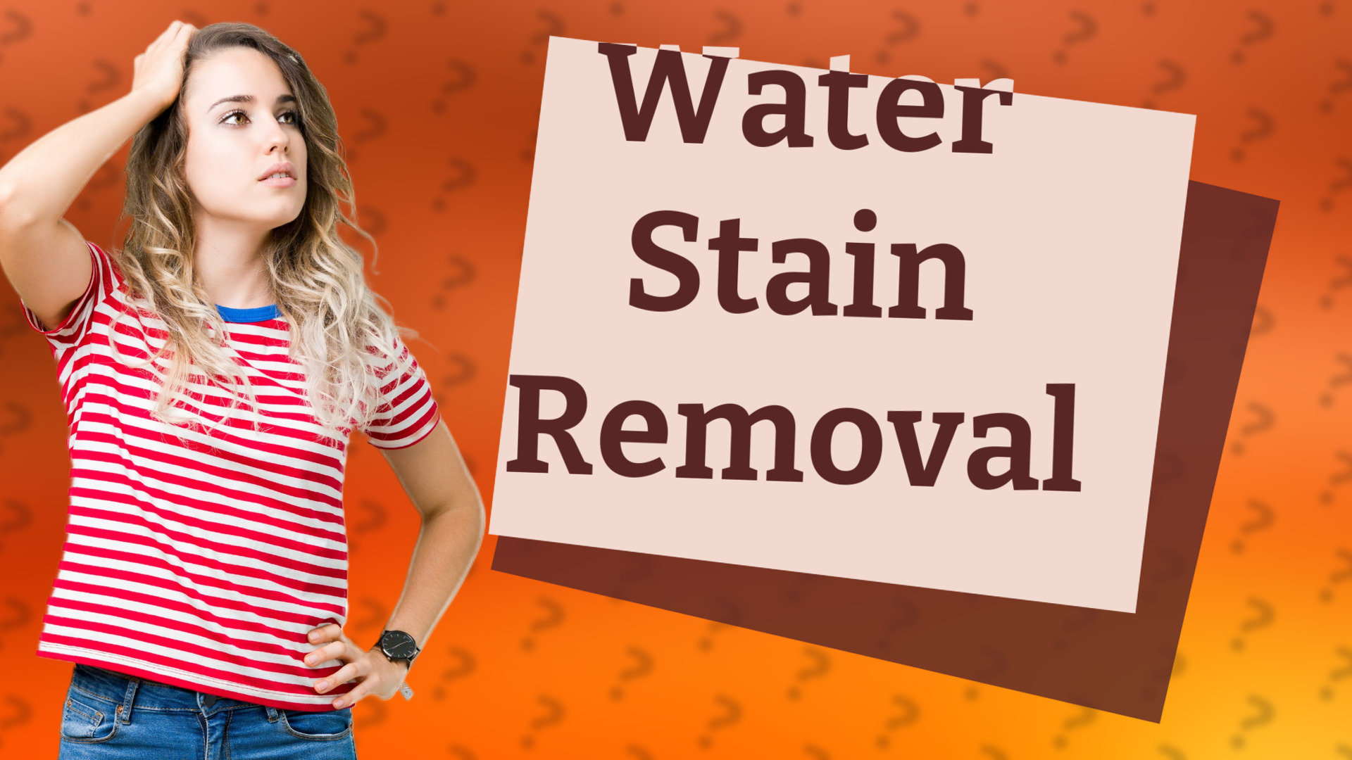 Water Stain Removal