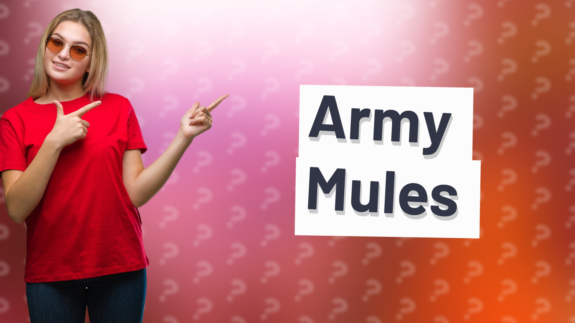 Army Mules