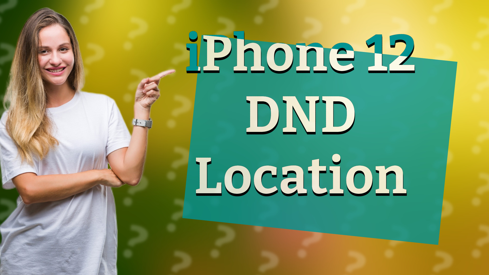 iPhone 12 DND Location