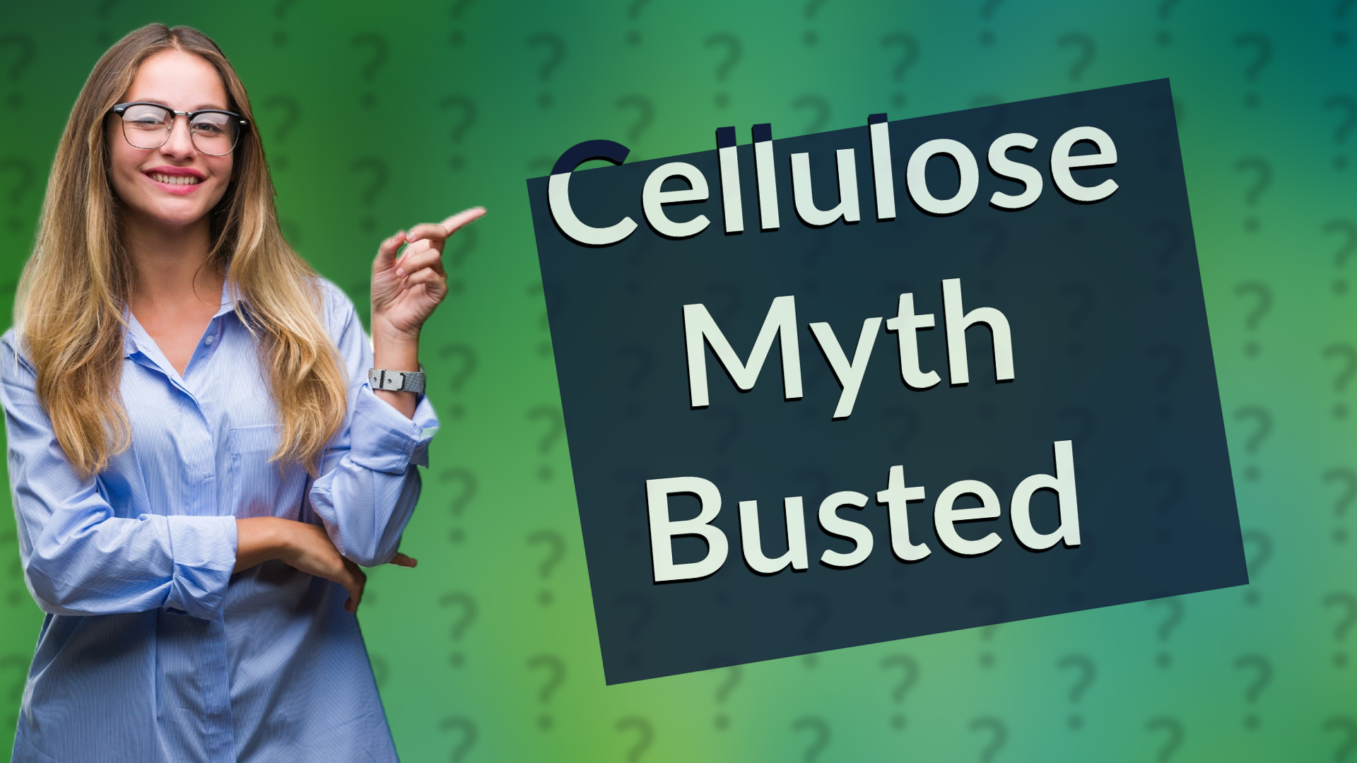 Cellulose Myth Busted