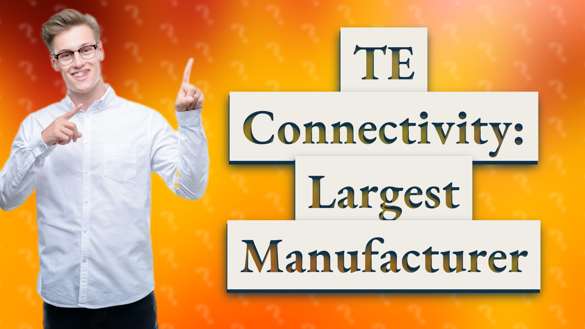 TE Connectivity: Largest Manufacturer