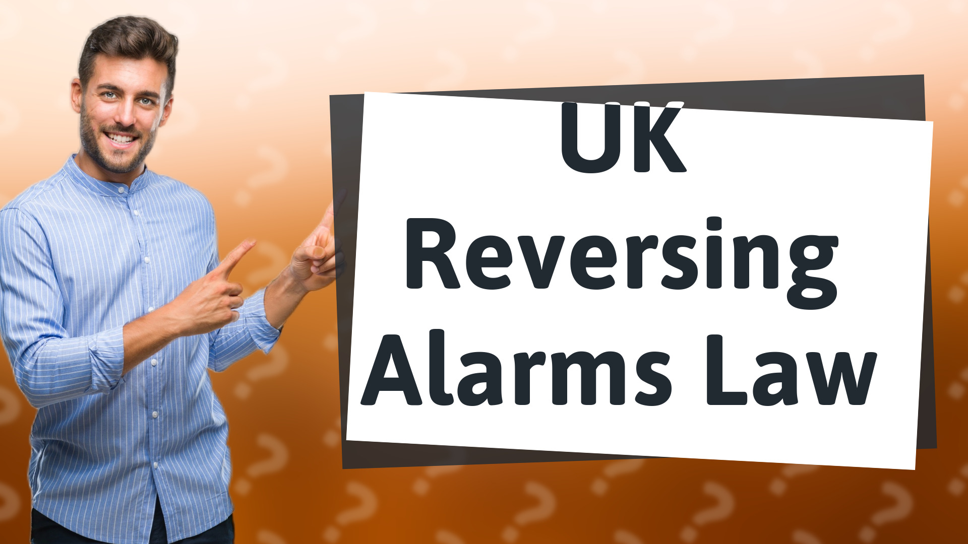 UK Reversing Alarms Law