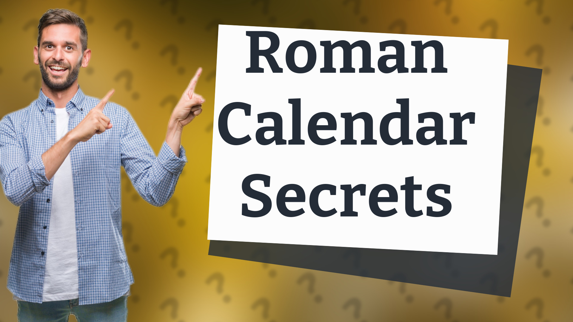 Roman Calendar Secrets