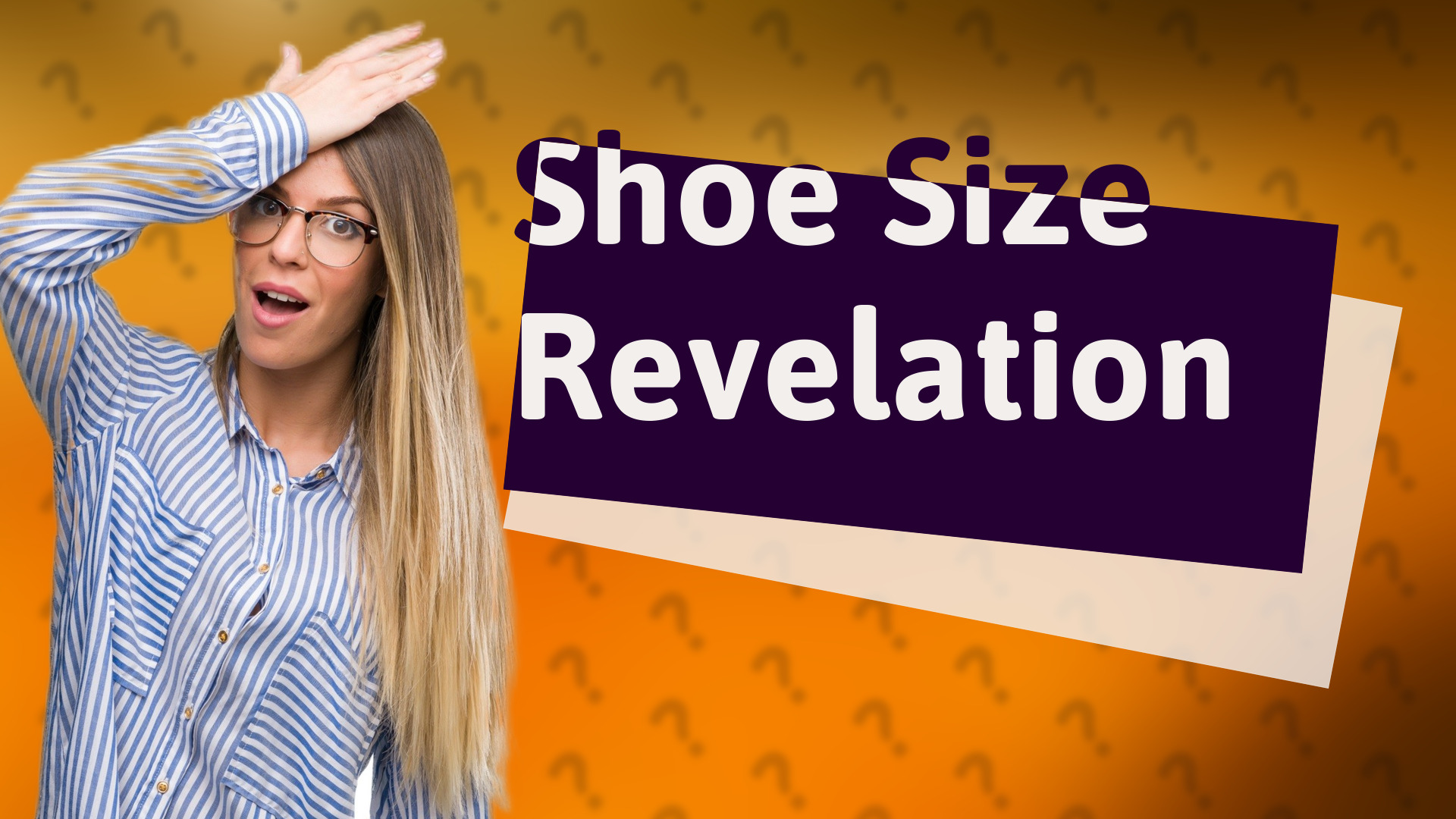 Shoe Size Revelation