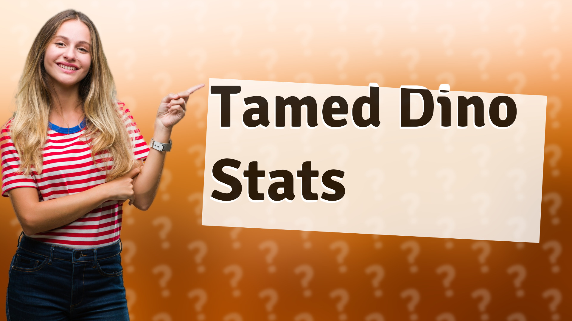 Tamed Dino Stats
