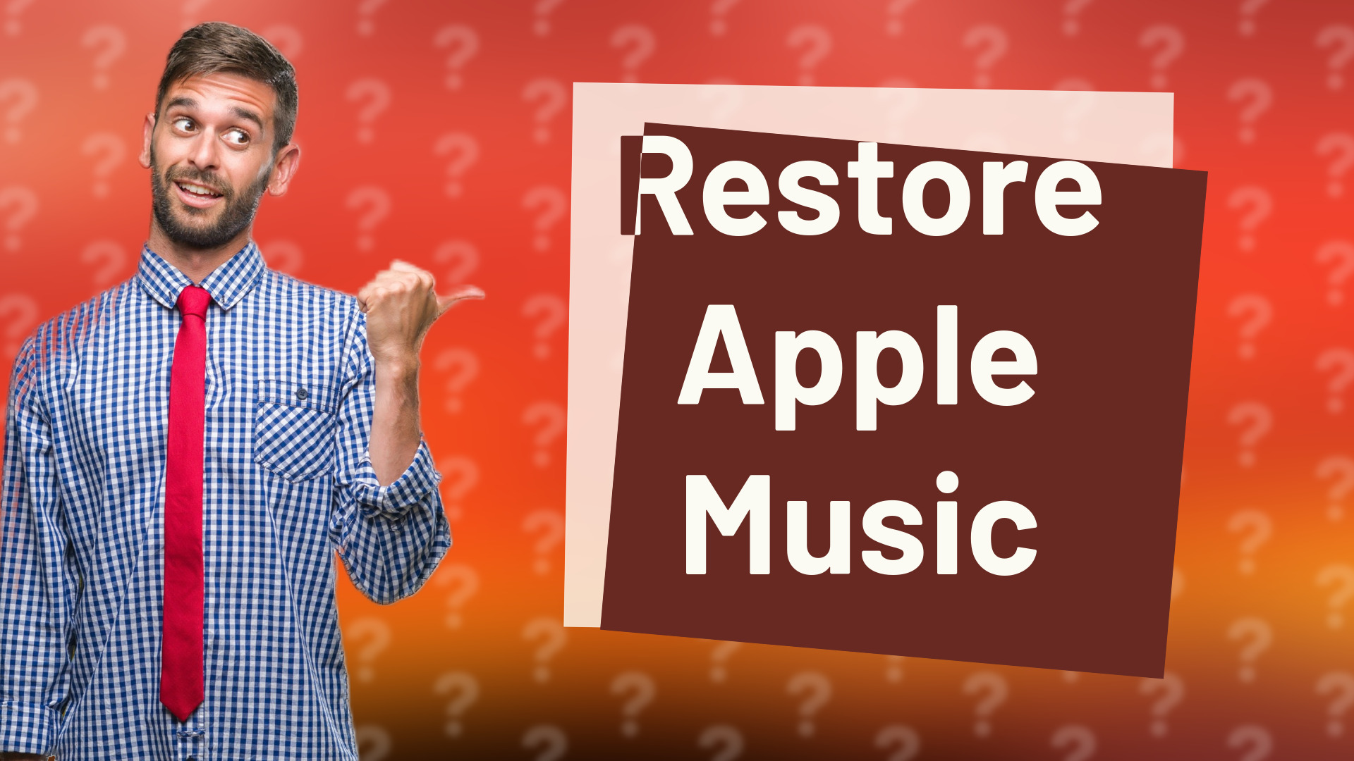 Restore Apple Music