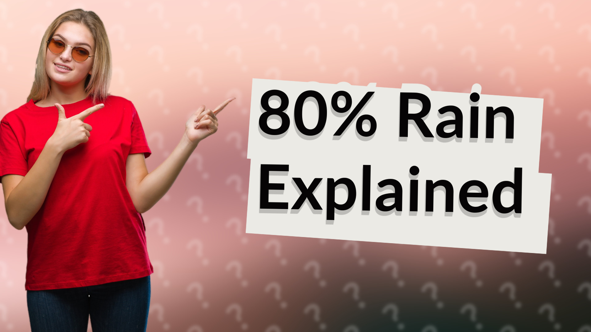 80% Rain Explained