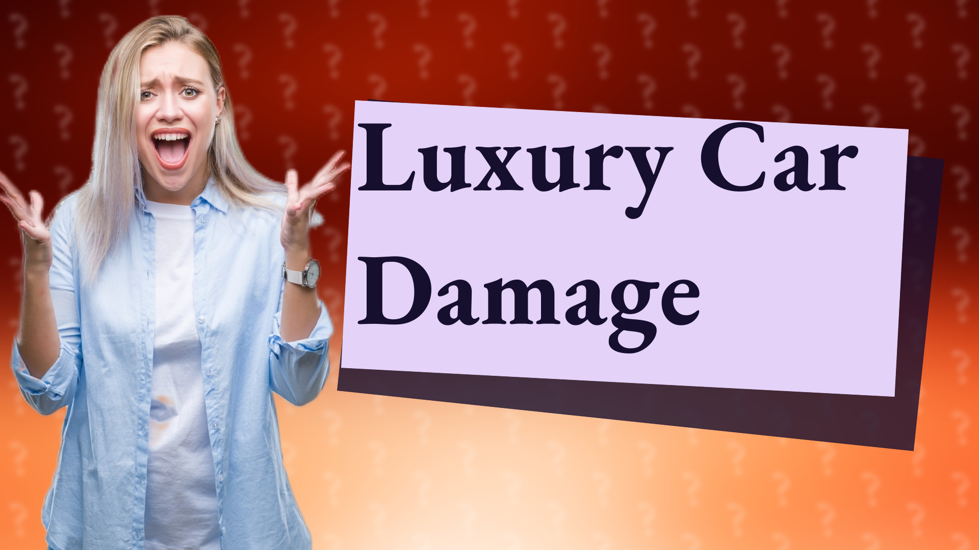 Luxury Car Damage