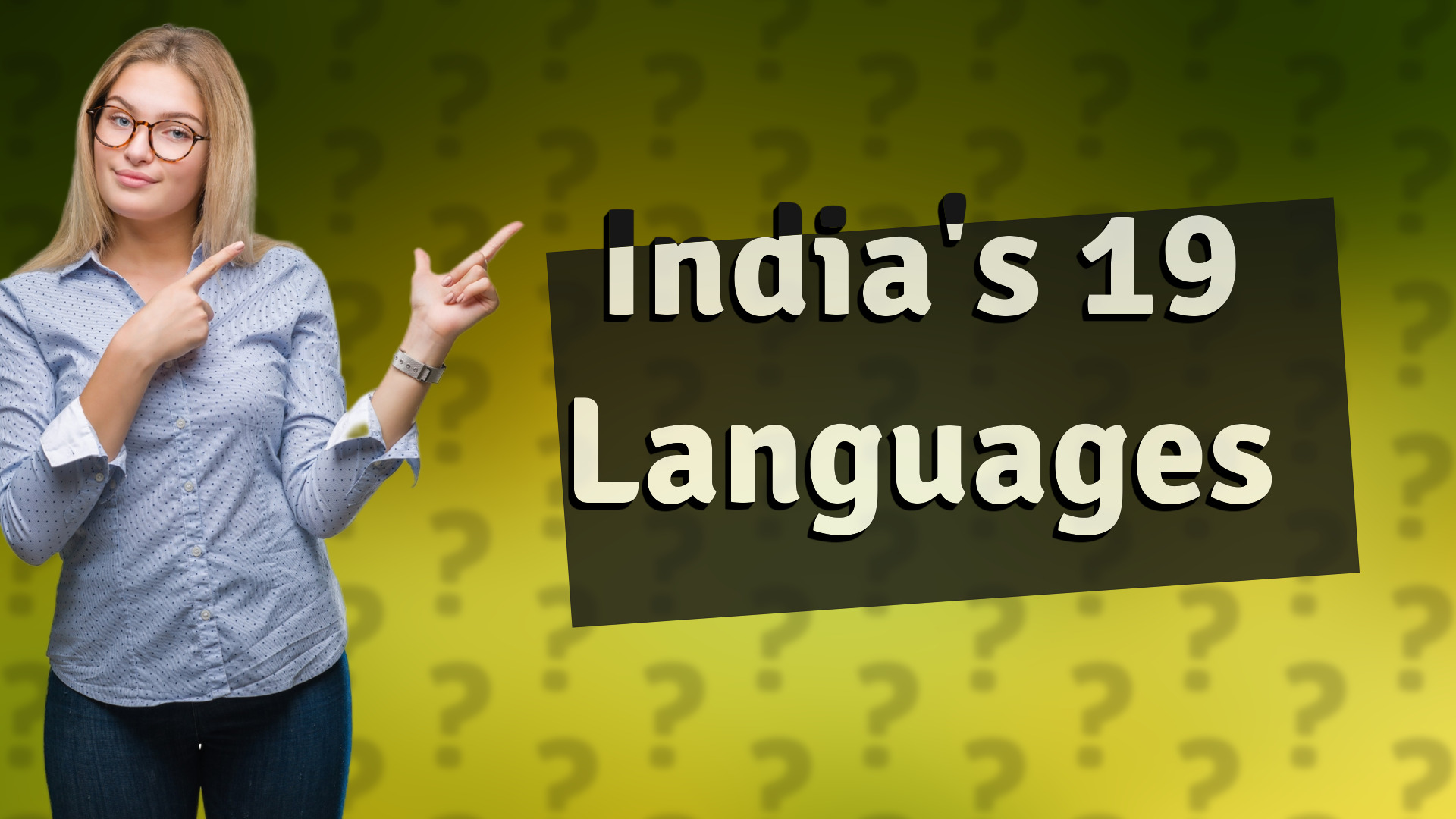 India's 19 Languages