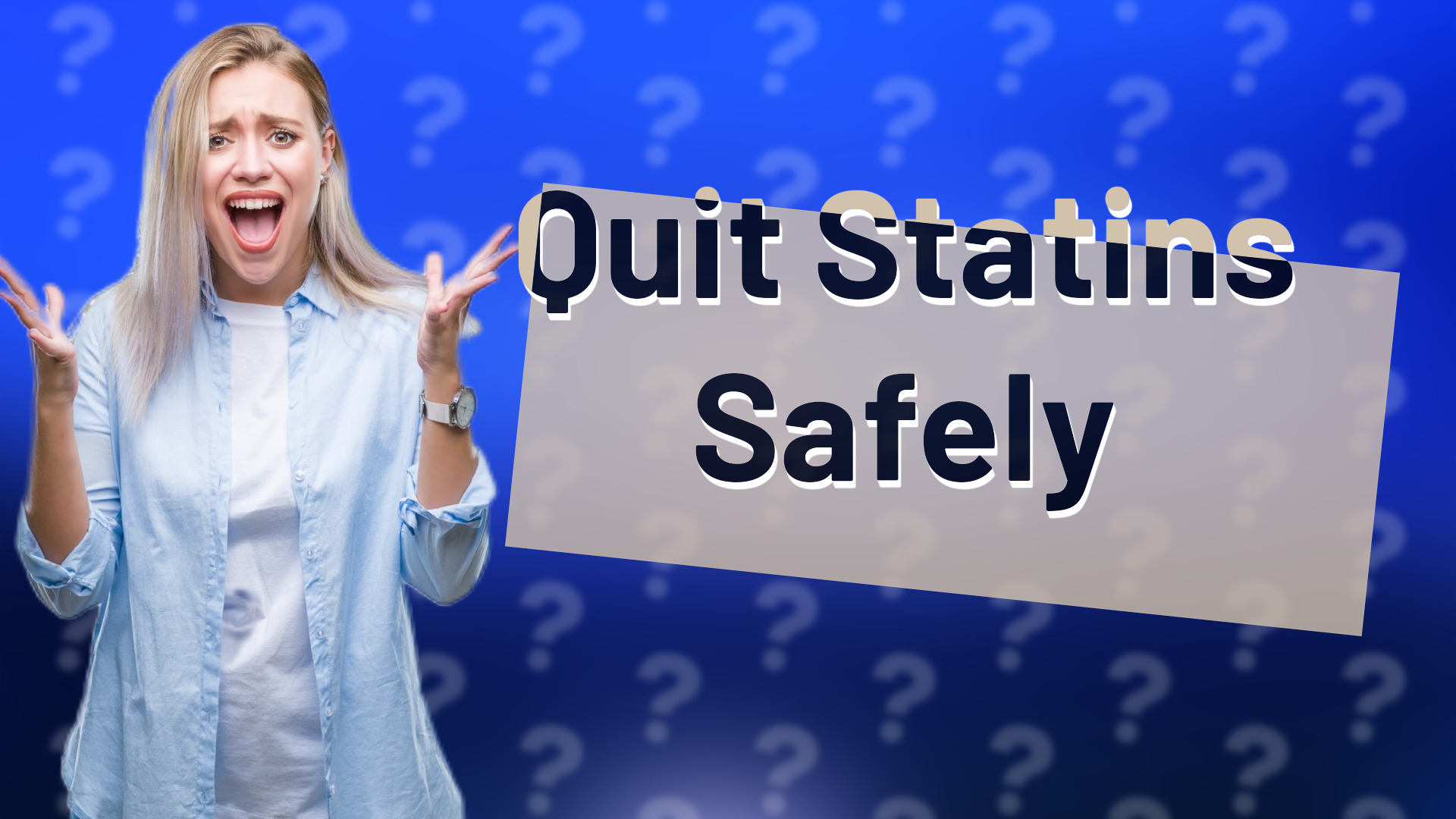 Quit Statins Safely
