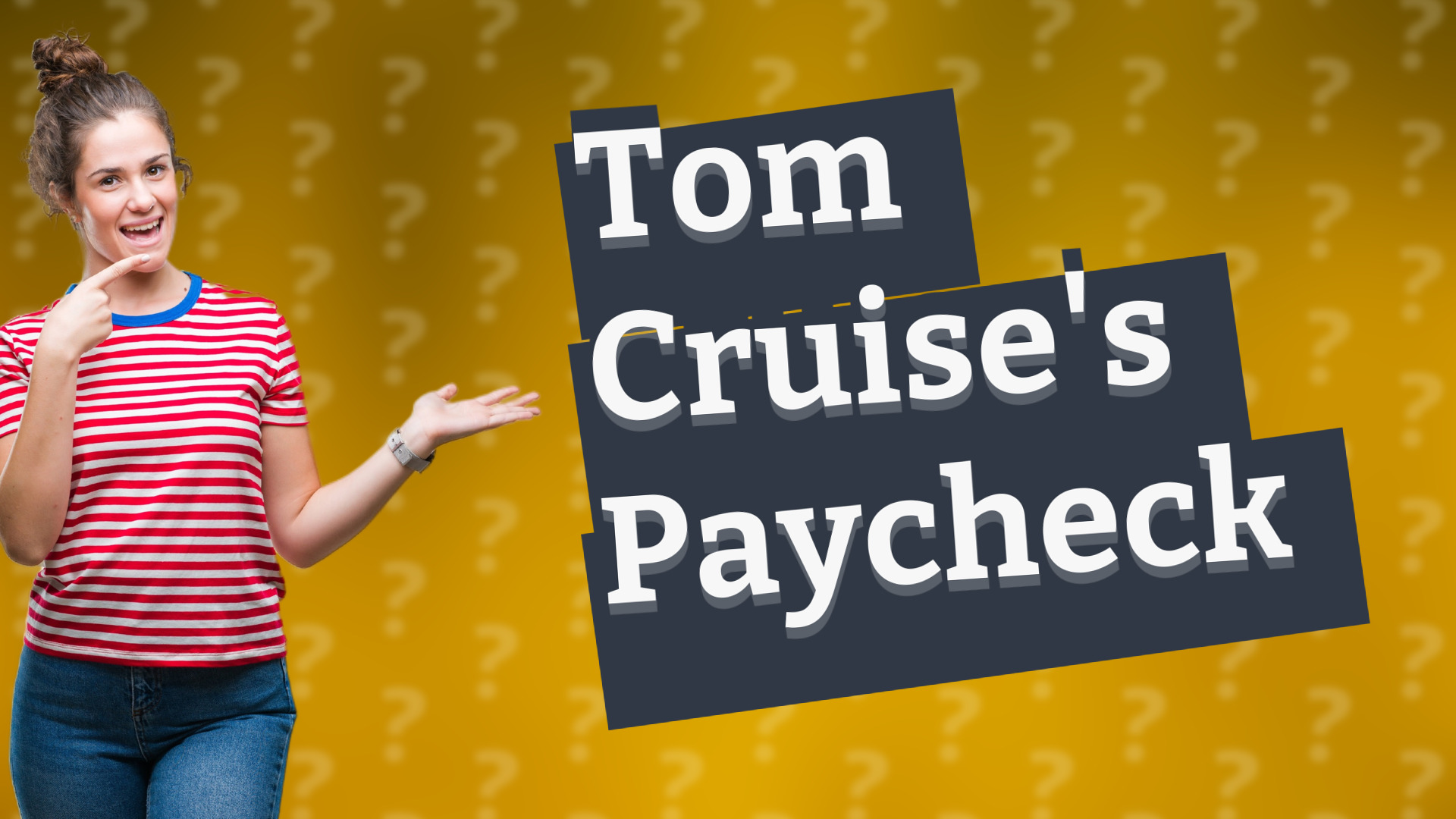 Tom Cruise's Paycheck
