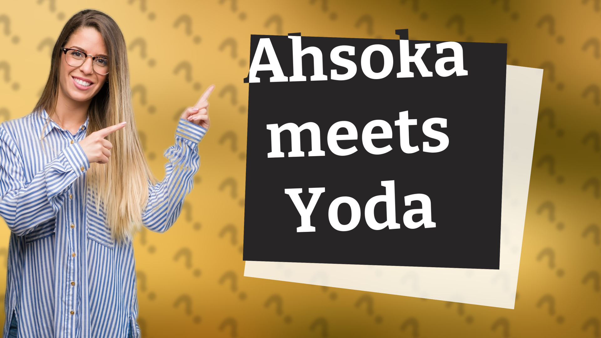 Ahsoka meets Yoda