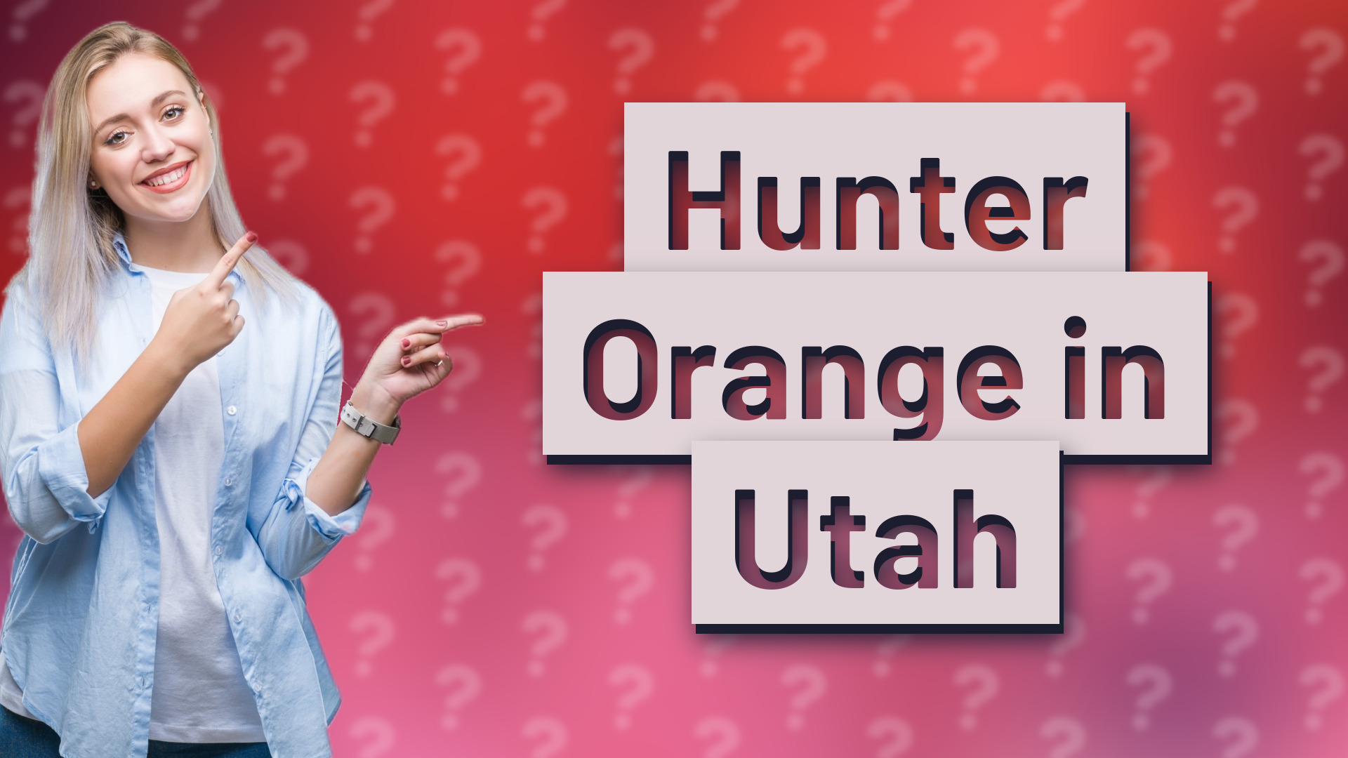 Hunter Orange in Utah