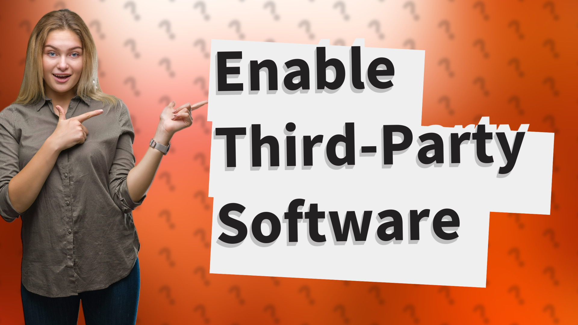 Enable Third-Party Software