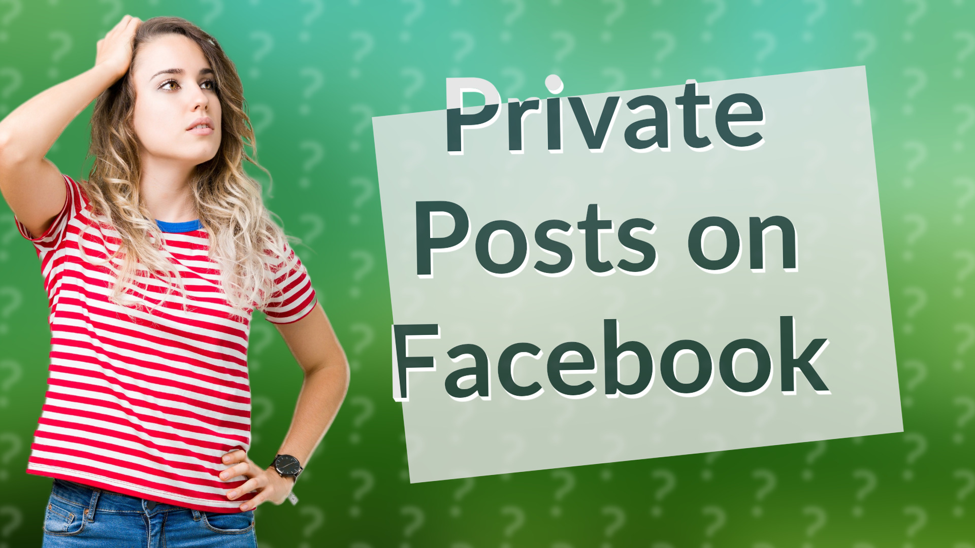 Private Posts on Facebook
