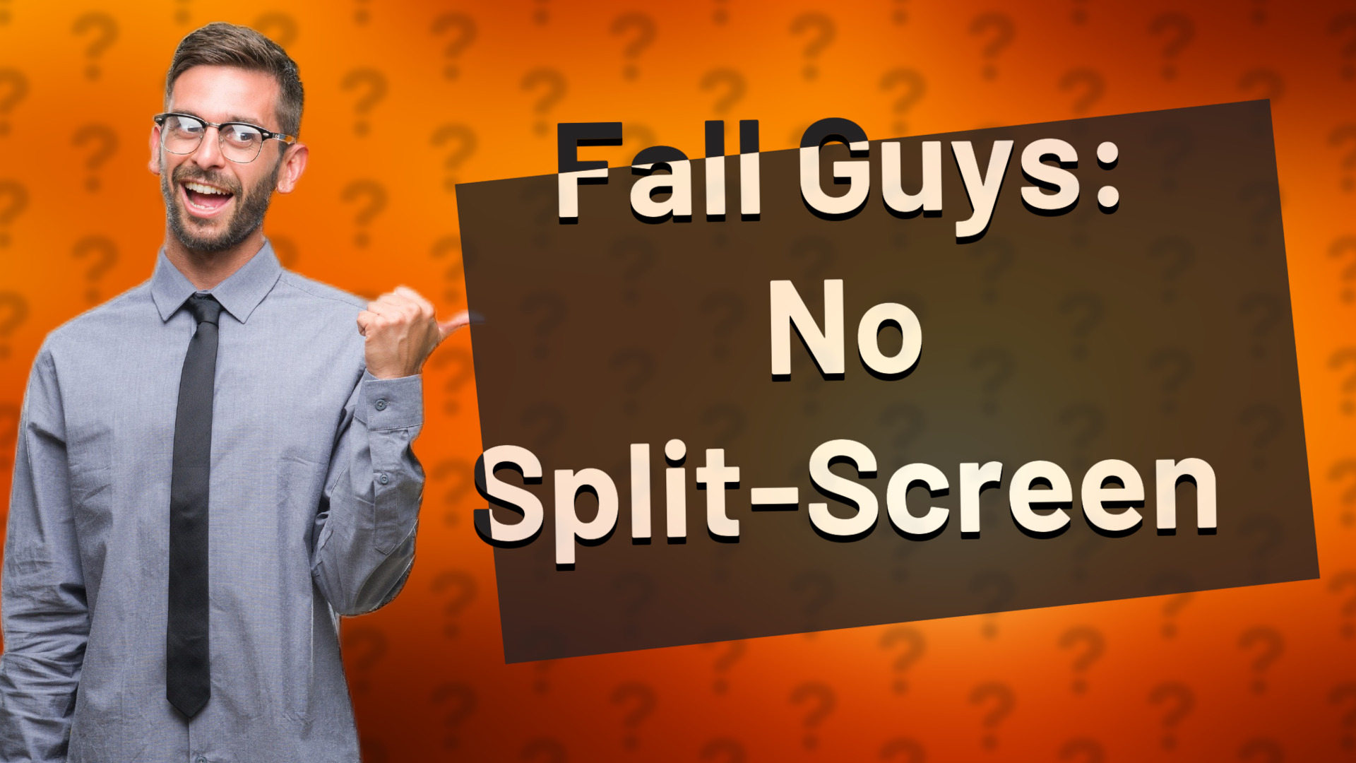 Fall Guys: No Split-Screen