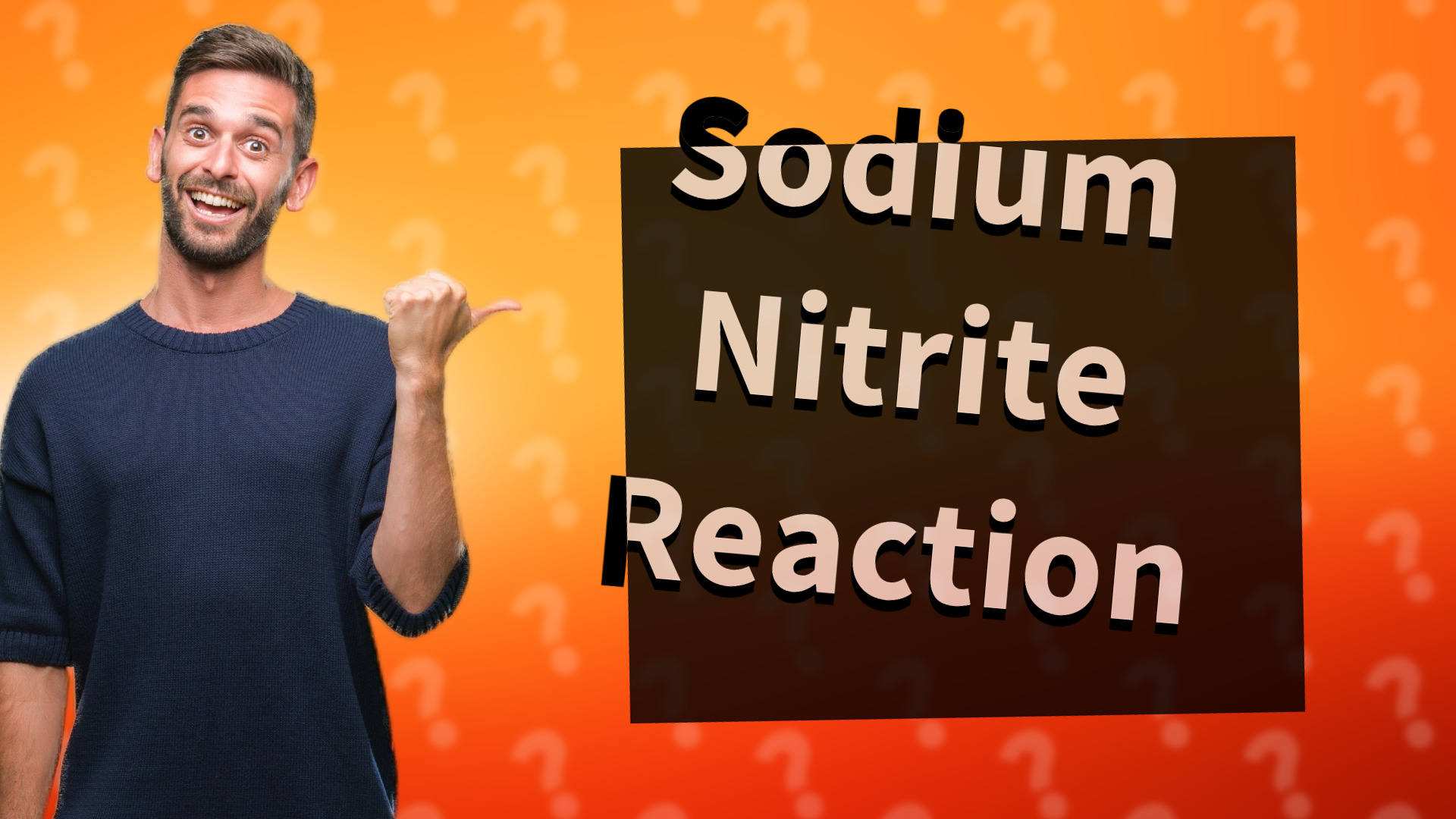 Sodium Nitrite Reaction