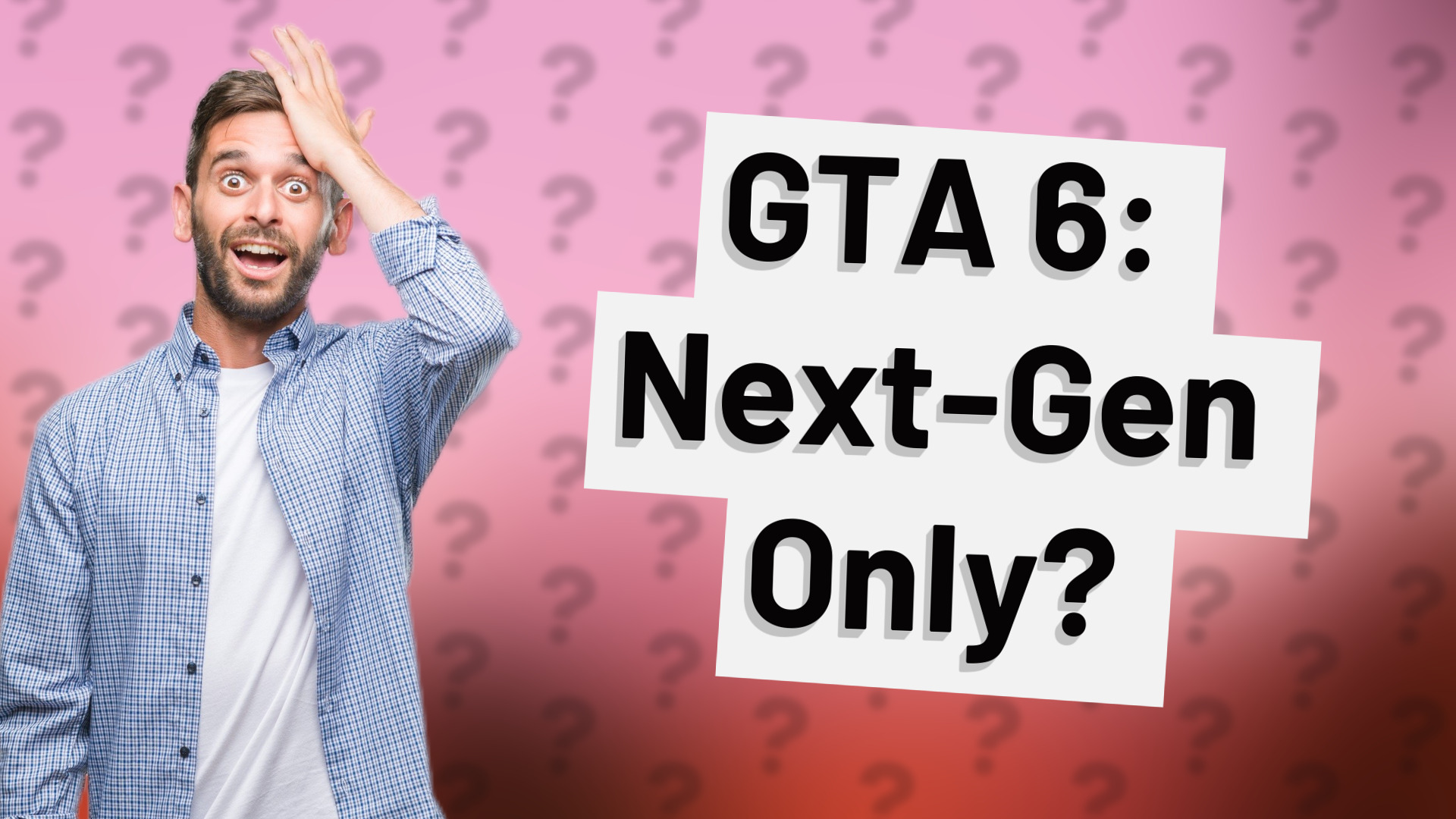 GTA 6: Next-Gen Only?