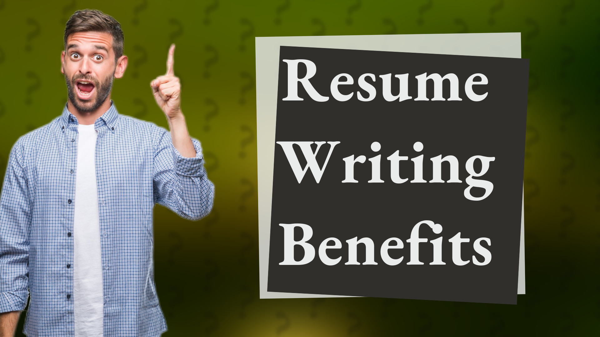 Resume Writing Benefits