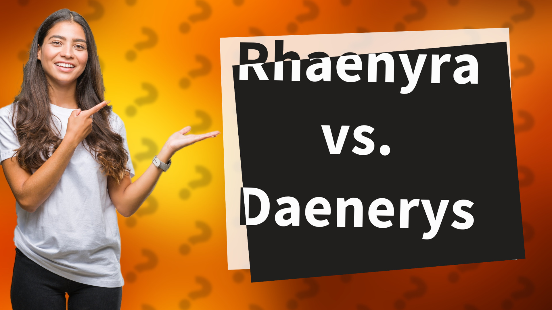 Rhaenyra vs. Daenerys