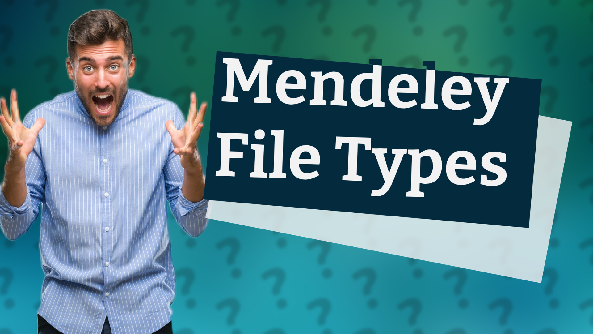 Mendeley File Types