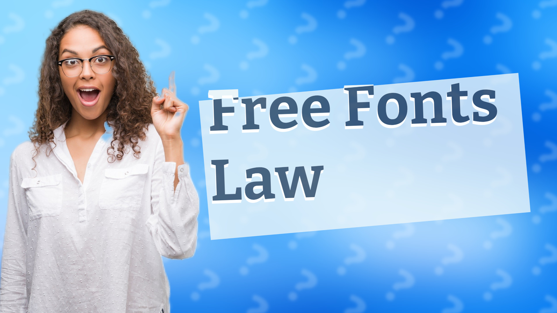 Free Fonts Law