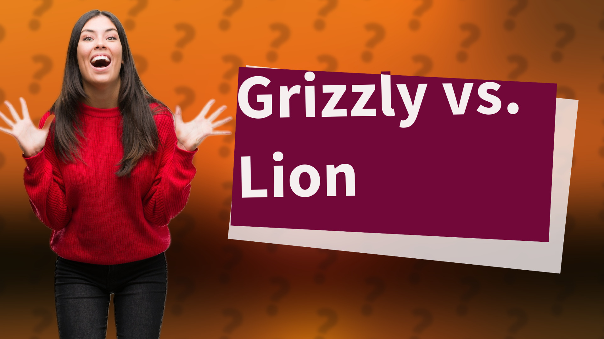 Grizzly vs. Lion