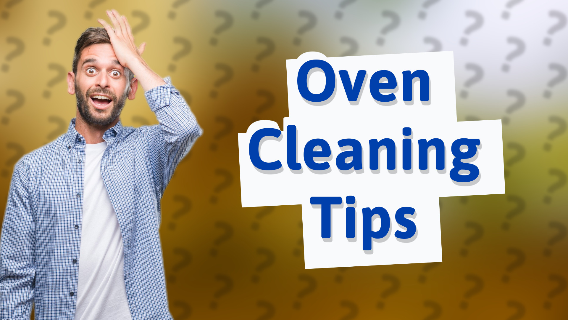 Oven Cleaning Tips