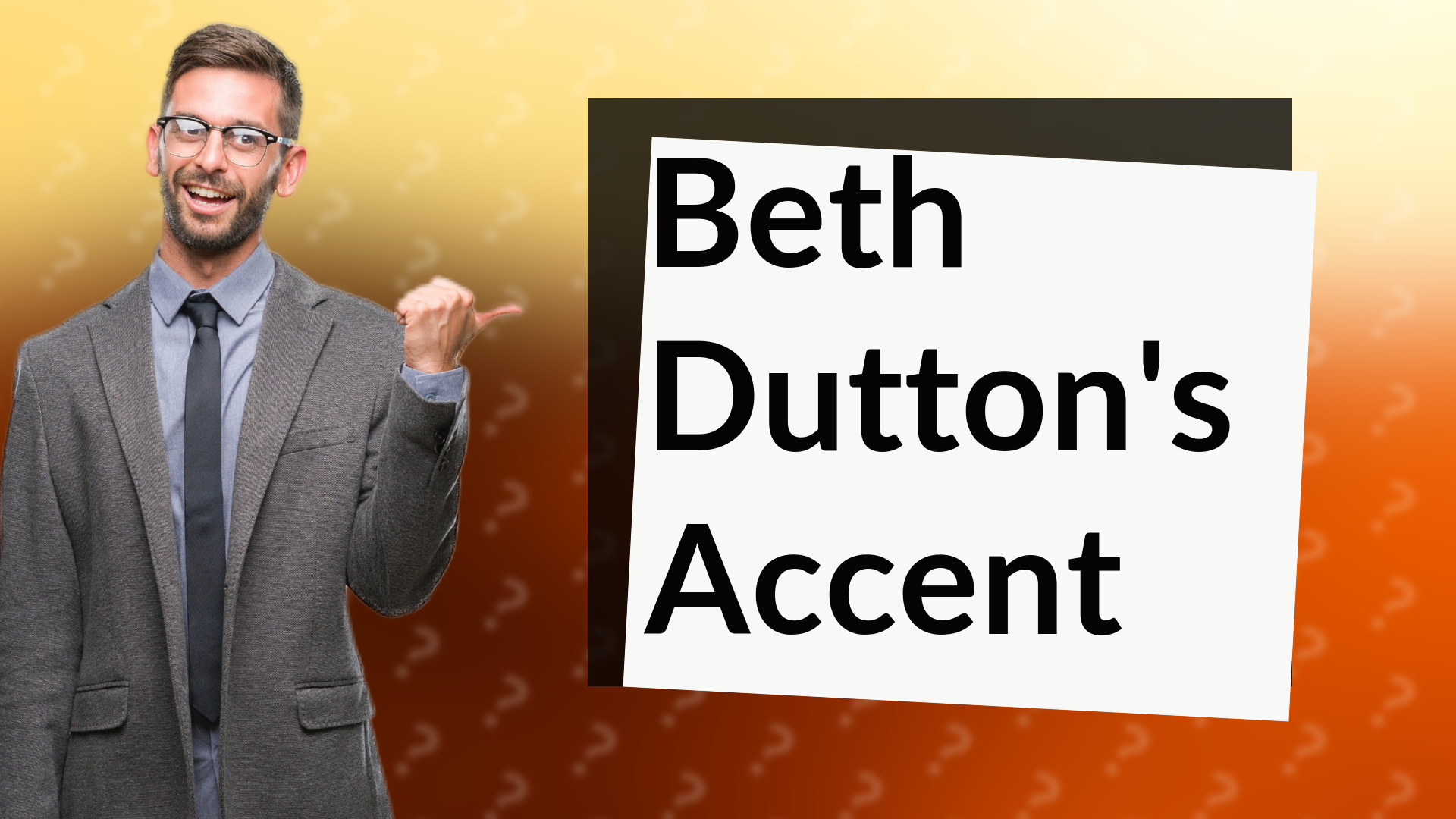 Beth Dutton's Accent