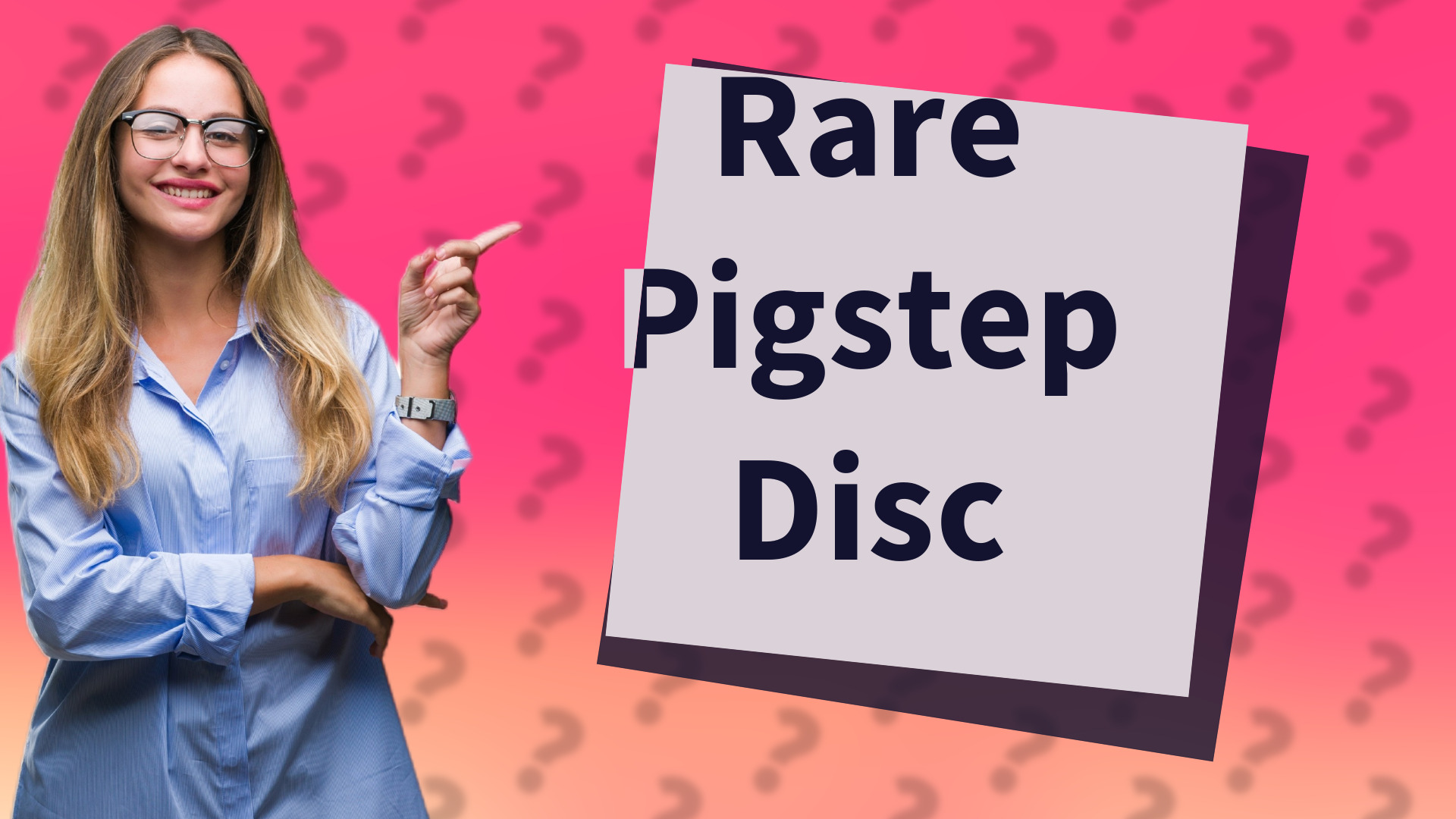 Rare Pigstep Disc