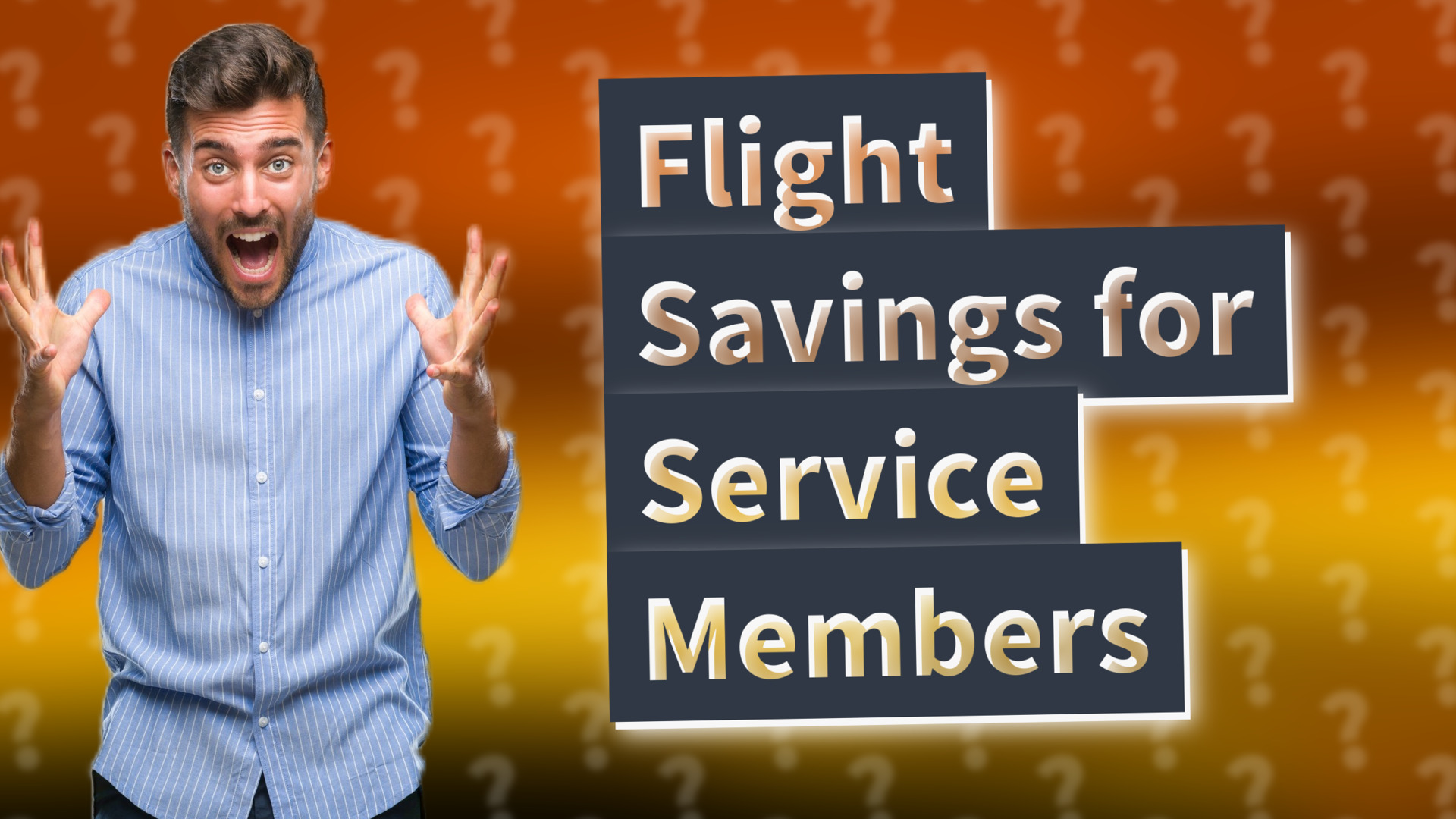 Flight Savings for Service Members