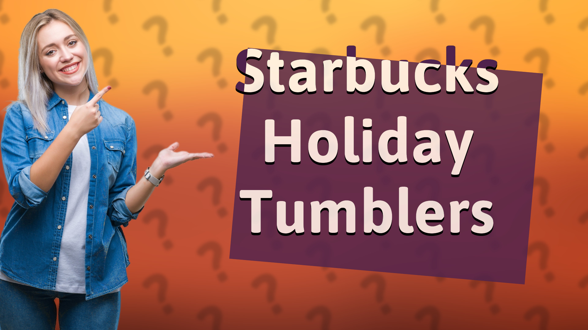 Starbucks Holiday Tumblers