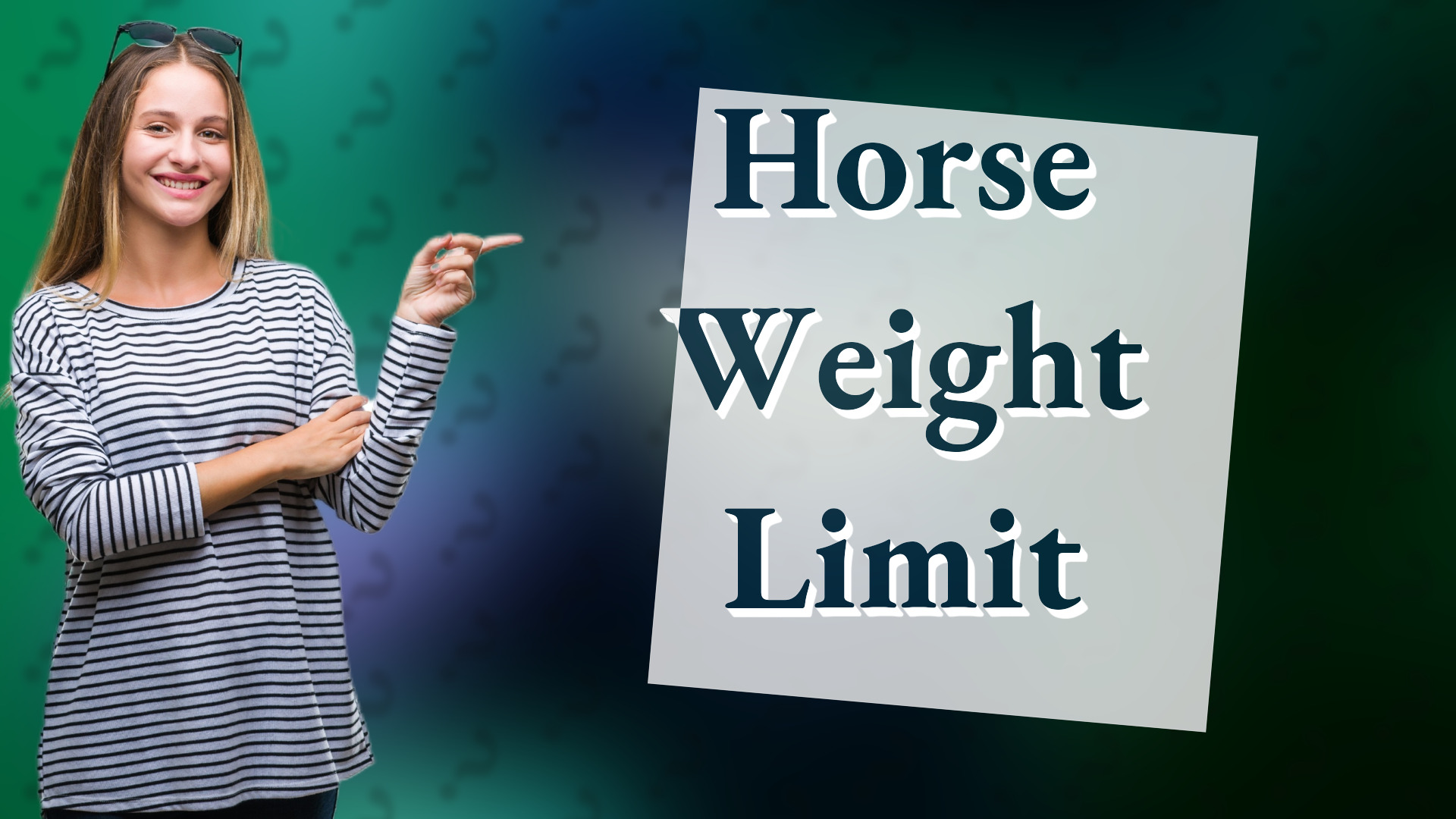 Horse Weight Limit