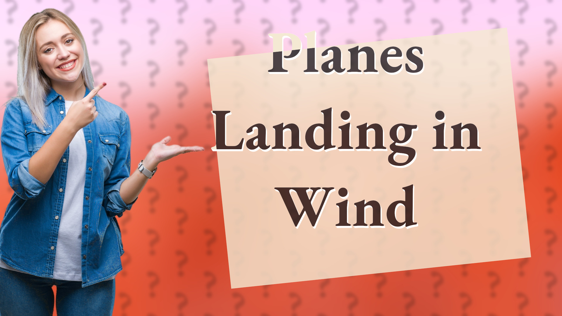 Planes Landing in Wind
