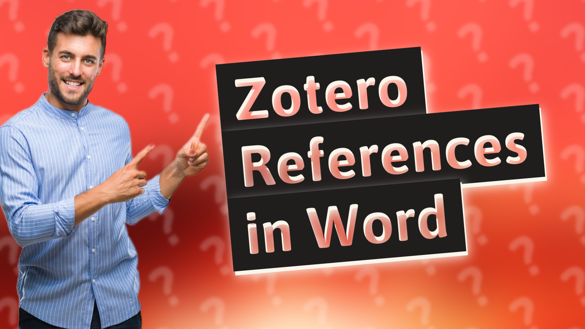 Zotero References in Word