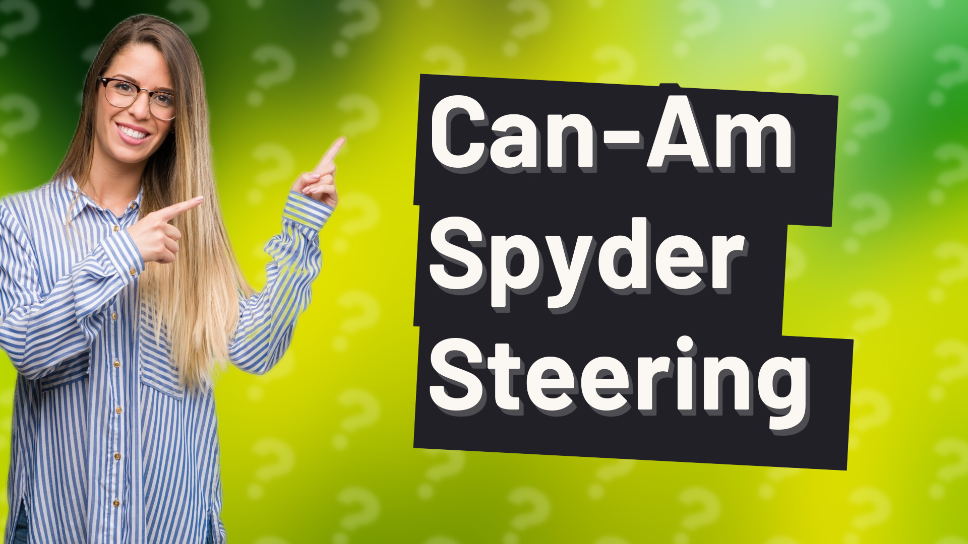 Can-Am Spyder Steering