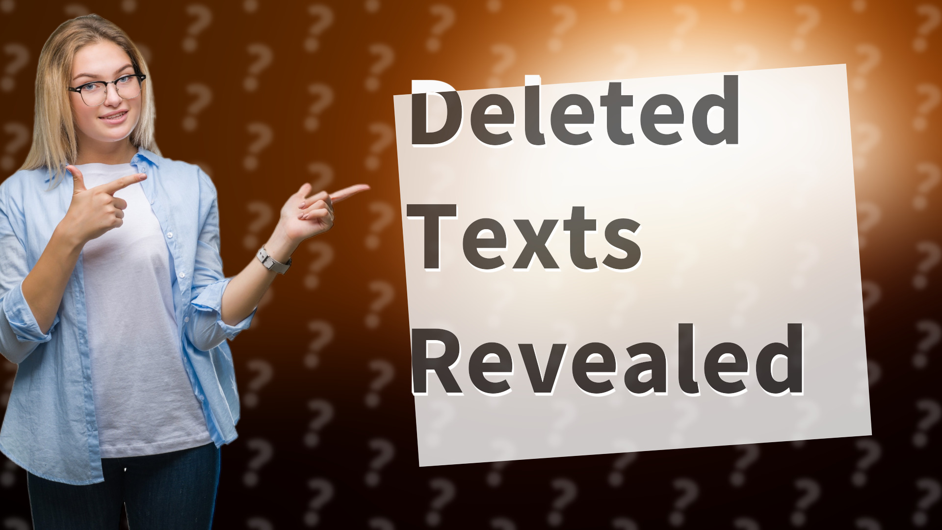 Deleted Texts Revealed