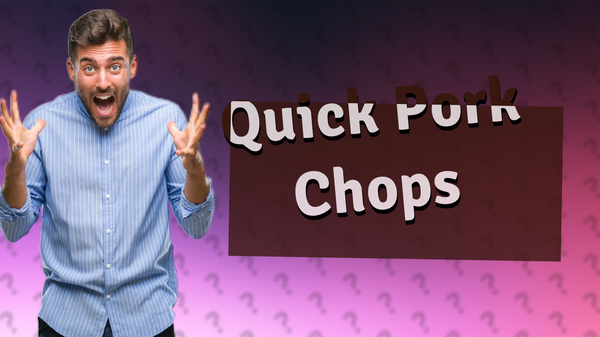 Quick Pork Chops