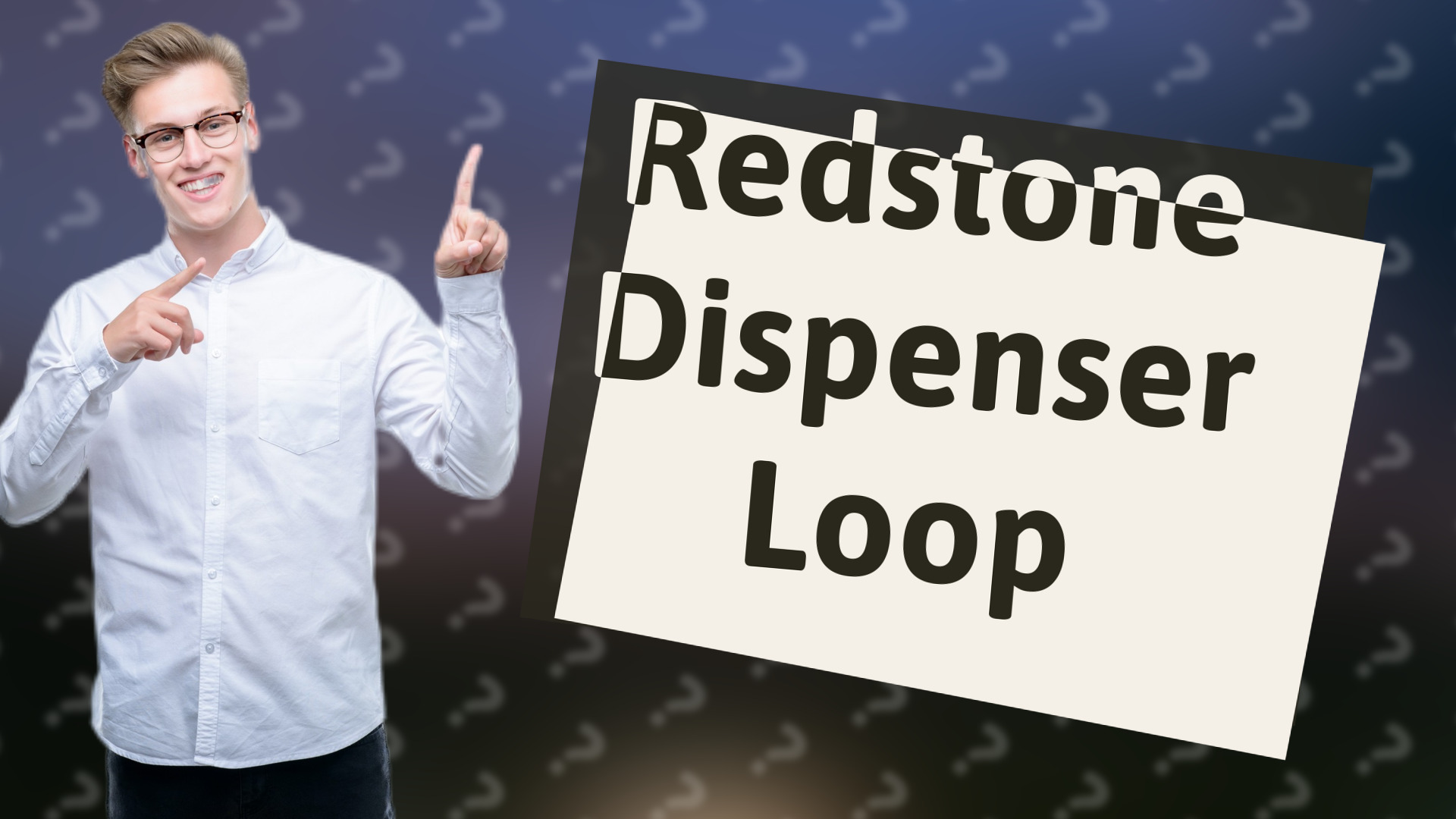 Redstone Dispenser Loop