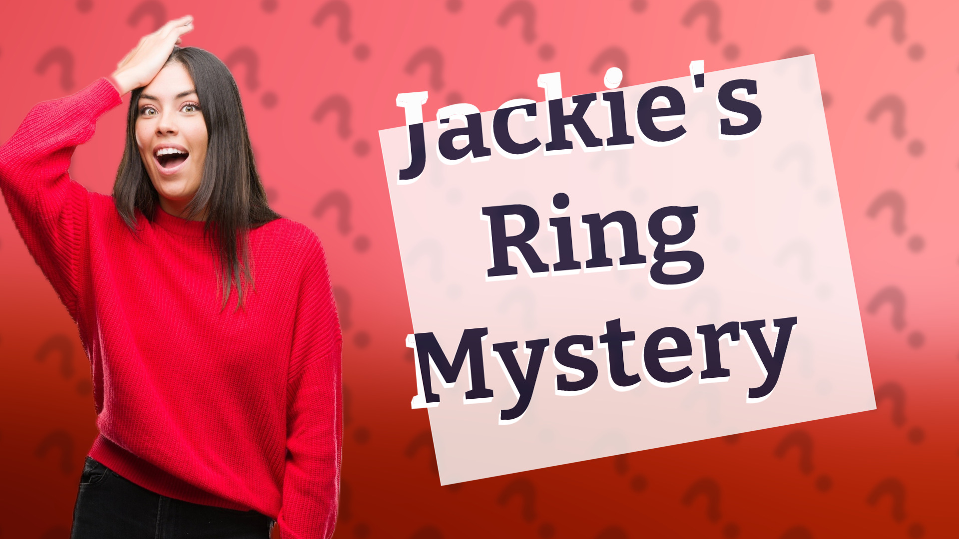 Jackie's Ring Mystery