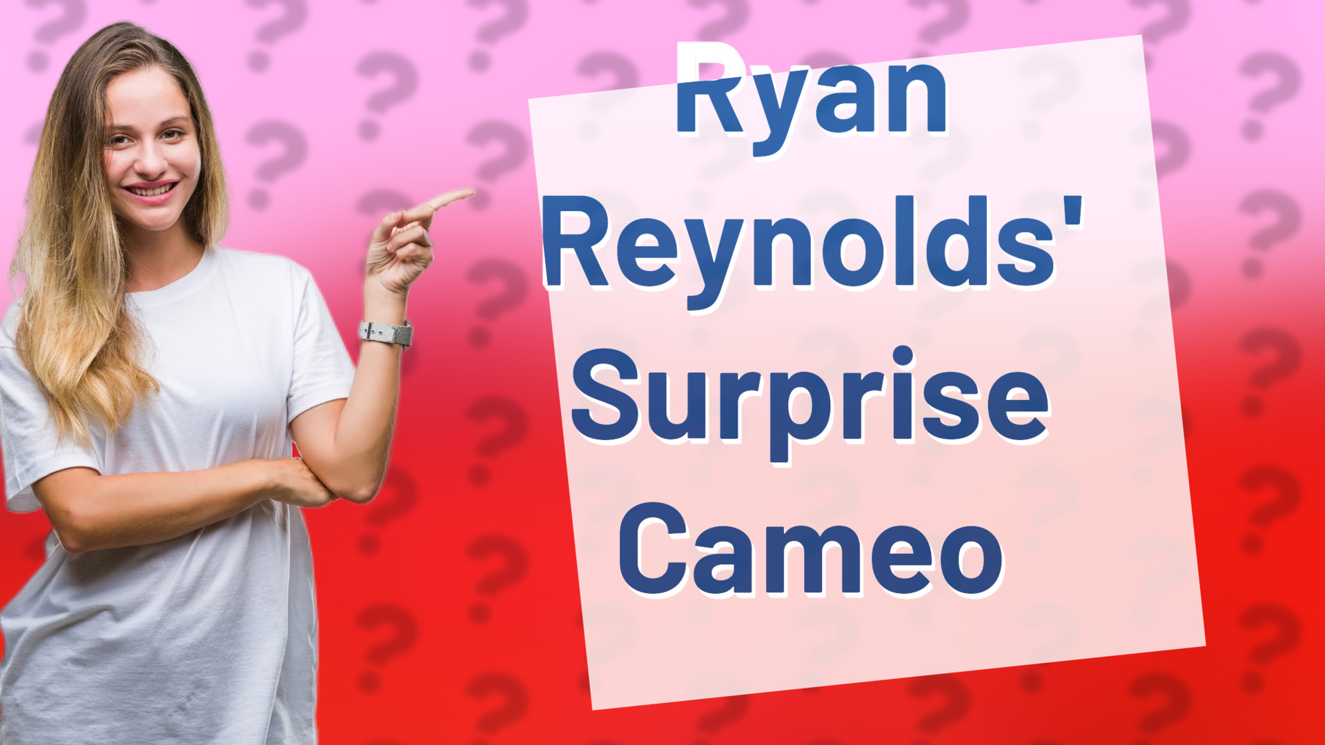 Ryan Reynolds' Surprise Cameo