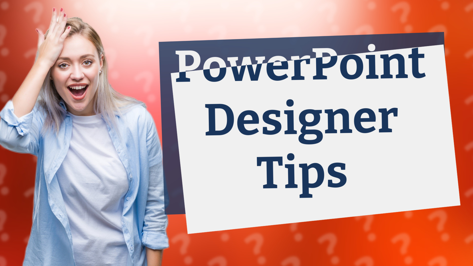 PowerPoint Designer Tips