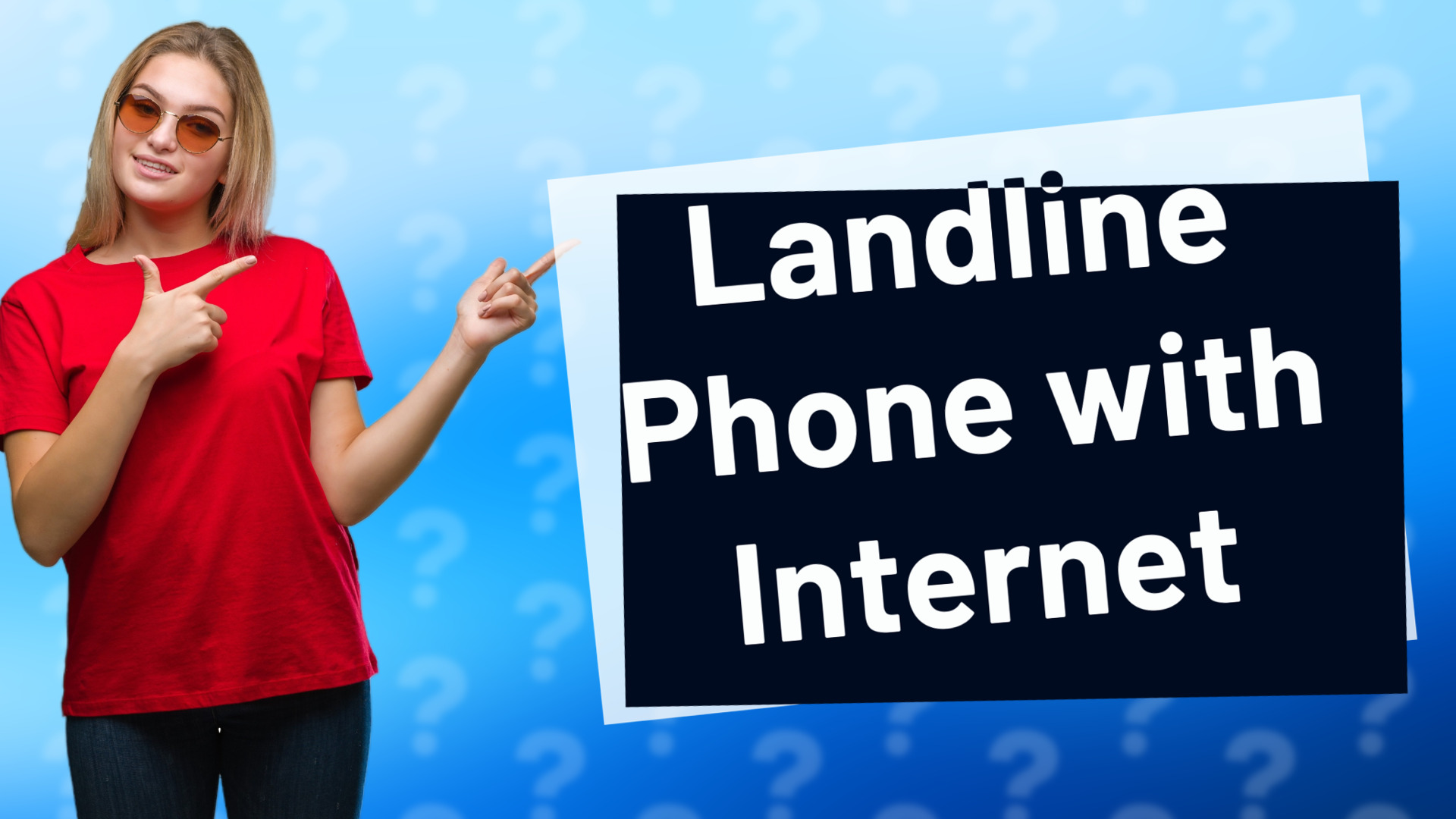 Landline Phone with Internet