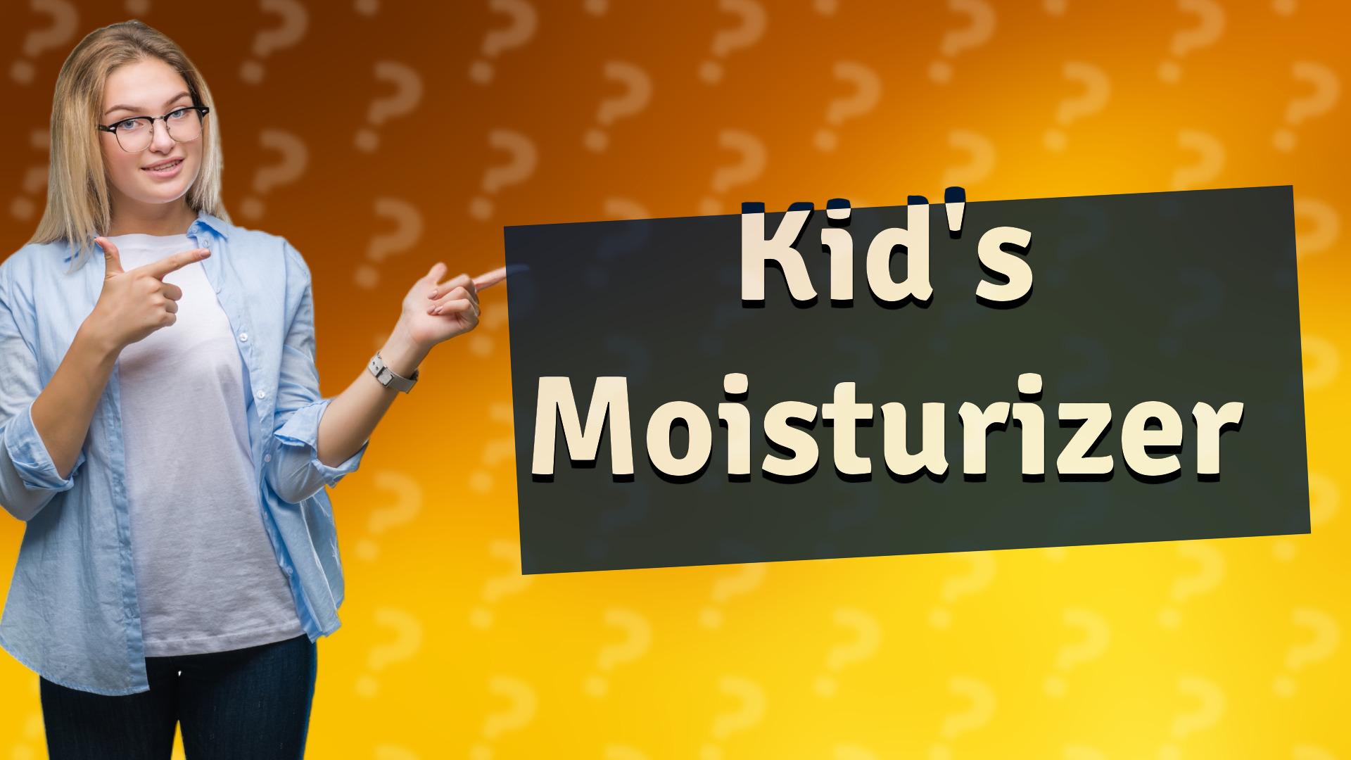 Kid's Moisturizer