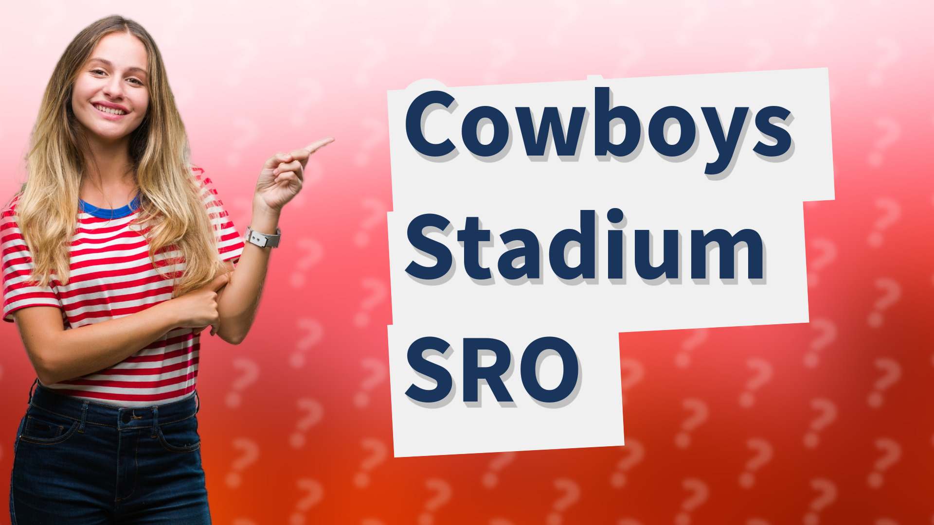 Cowboys Stadium SRO