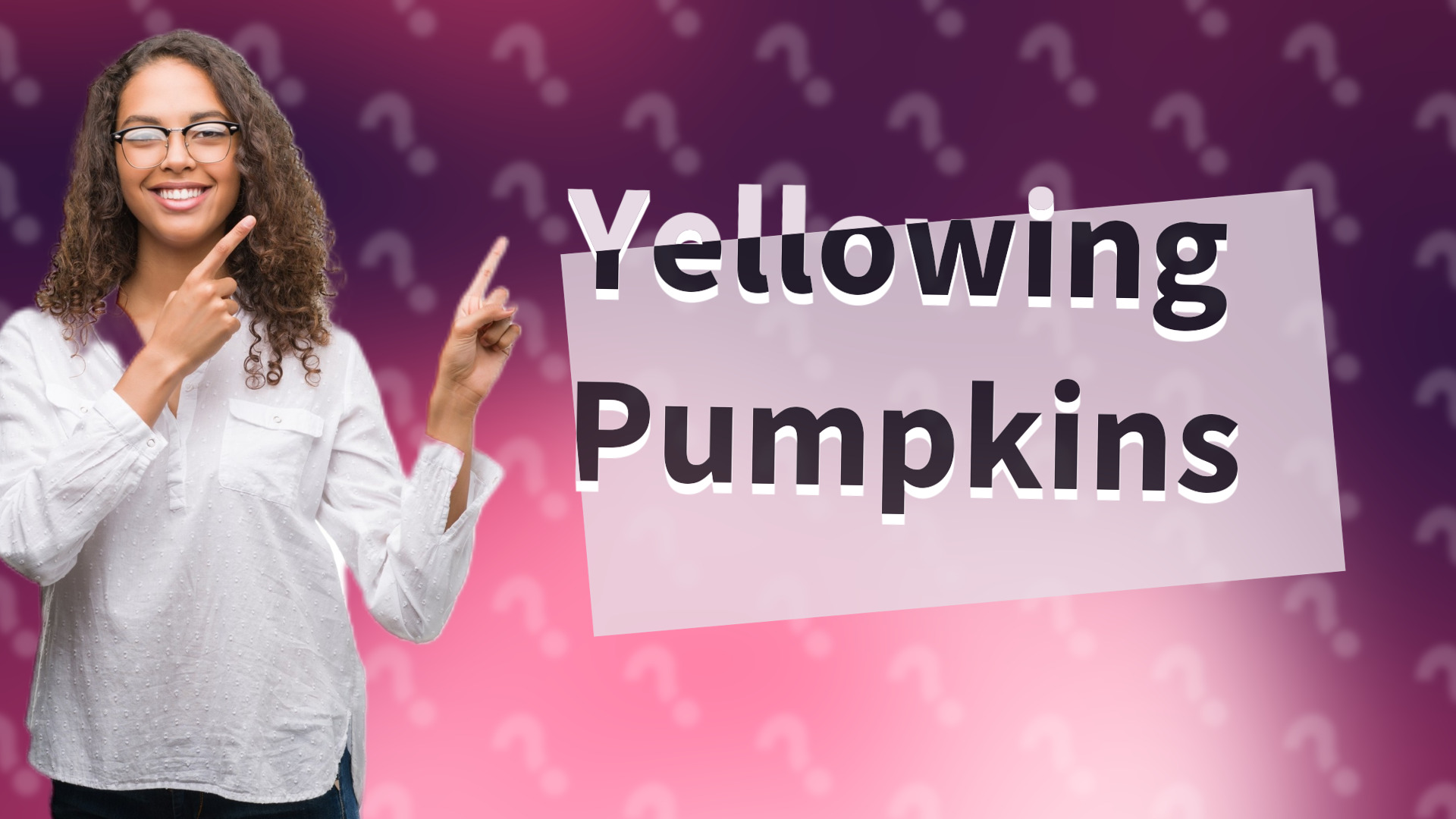 Yellowing Pumpkins