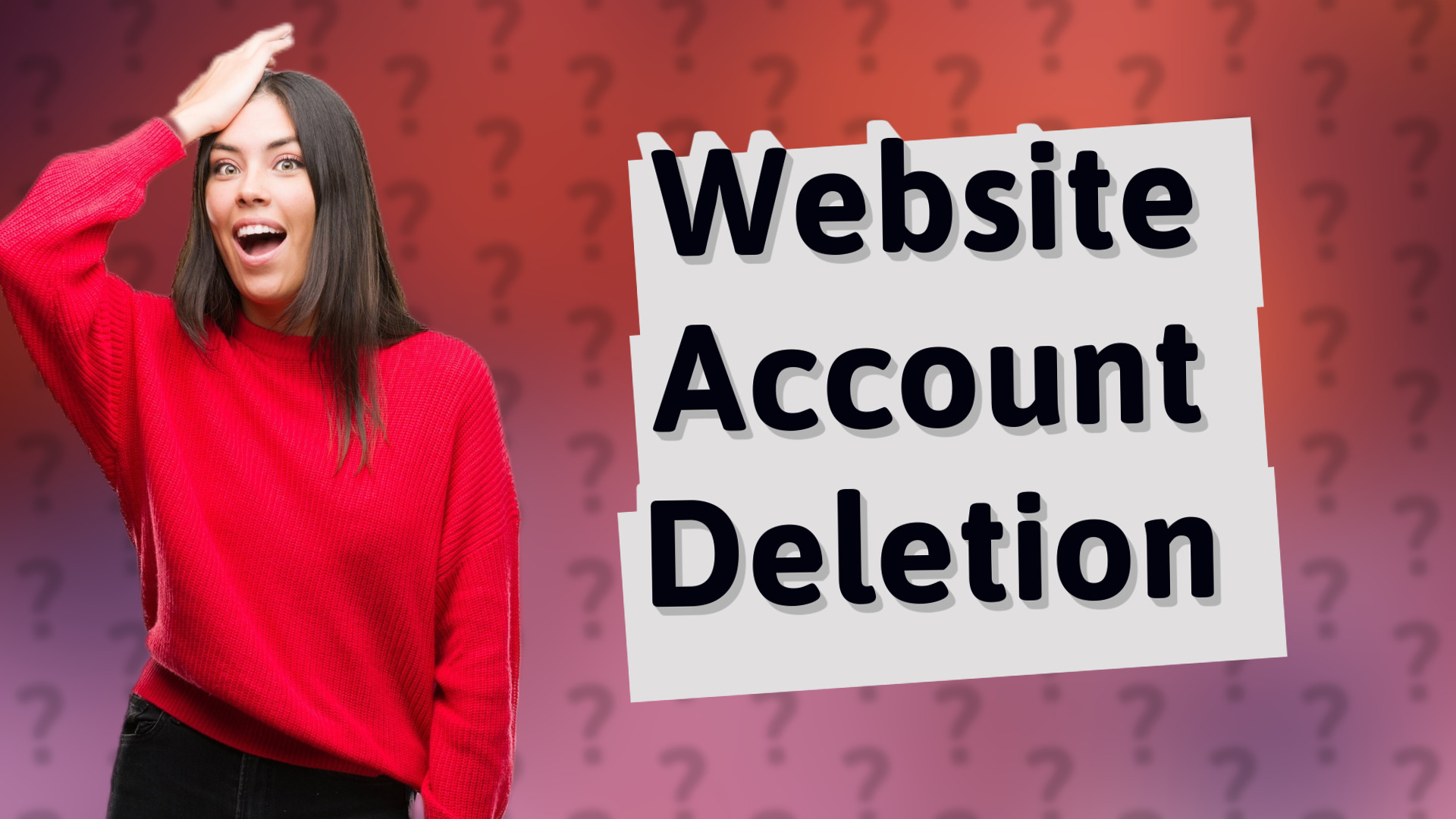 Website Account Deletion