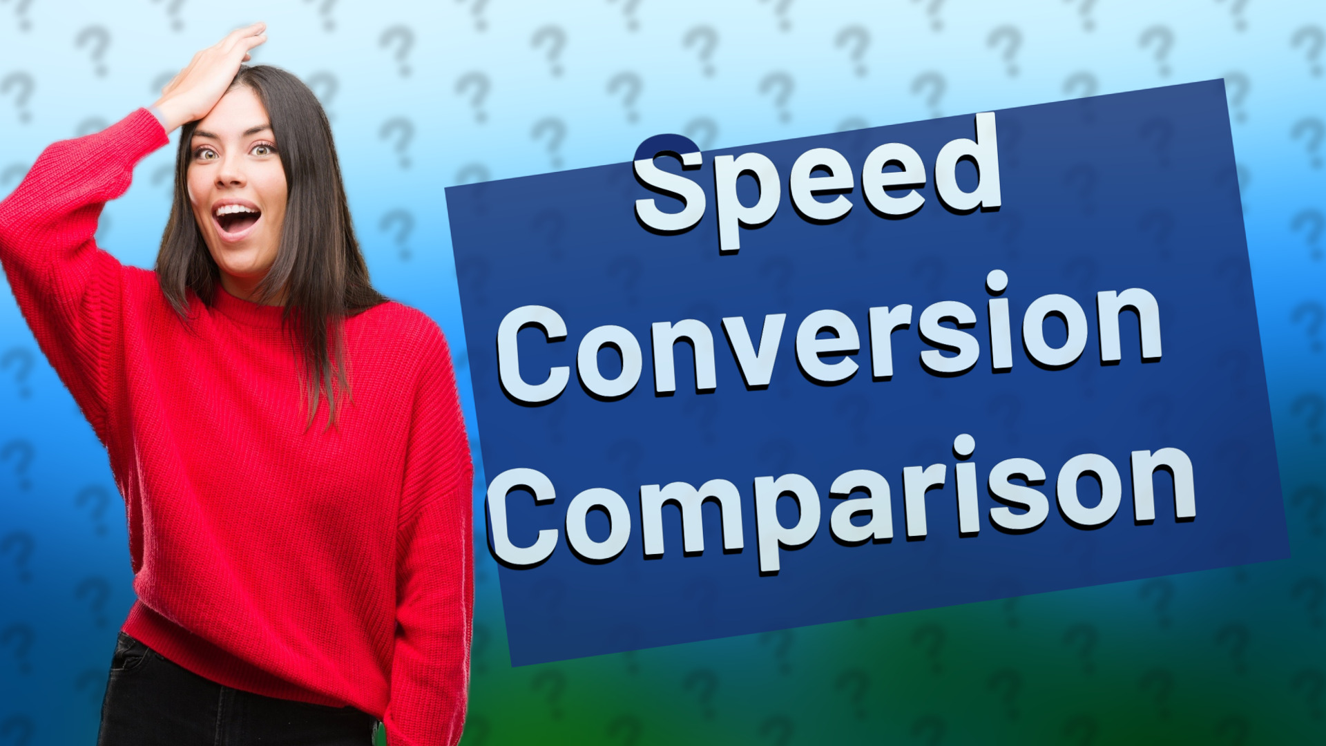 Speed Conversion Comparison