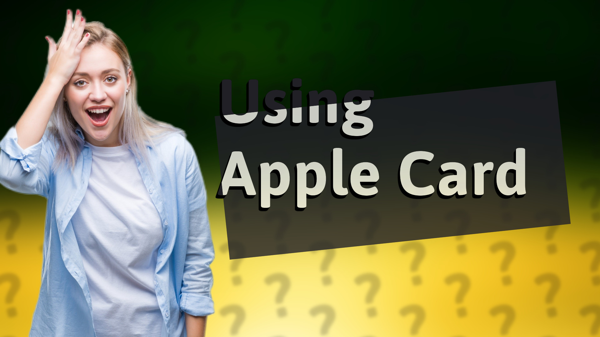 Using Apple Card
