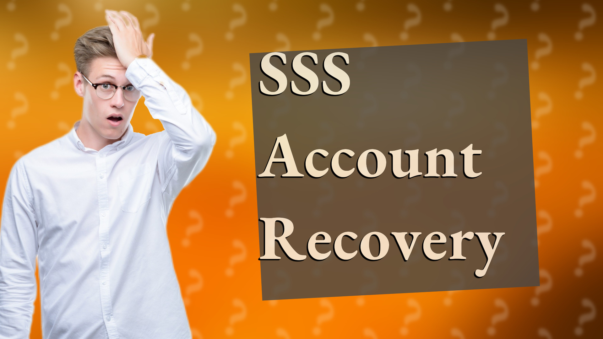 SSS Account Recovery